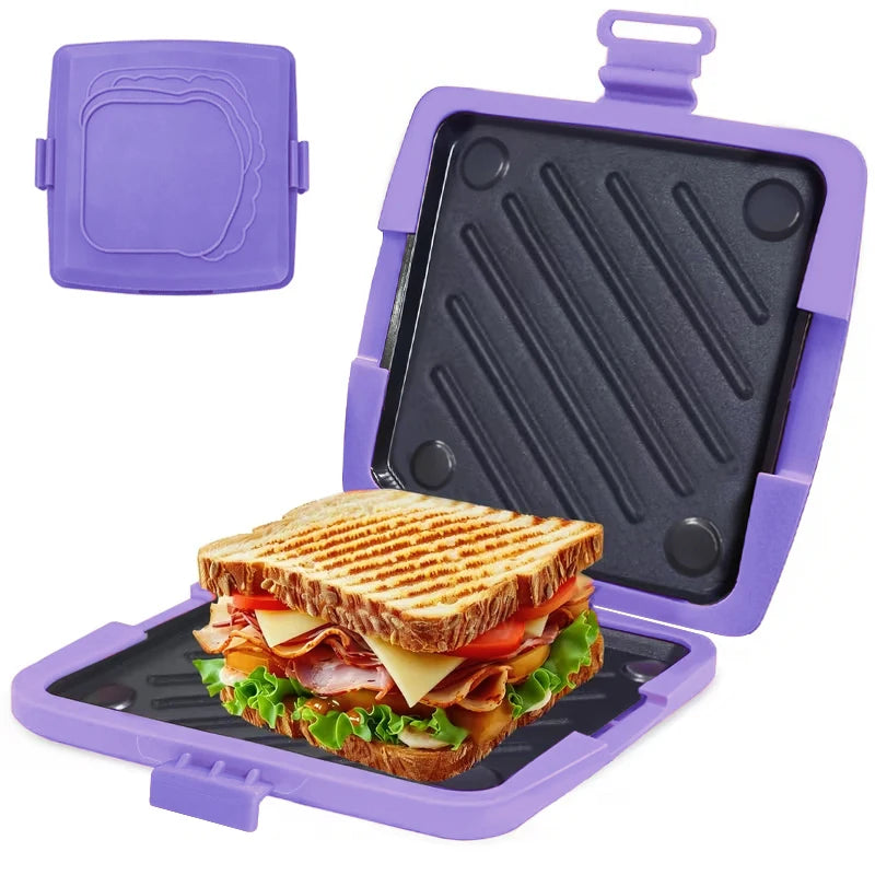 Microwave-Safe Silicone Toast & Sandwich Crisper