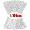 A bundle of nylon self-locking cable ties measuring 4x200mm.