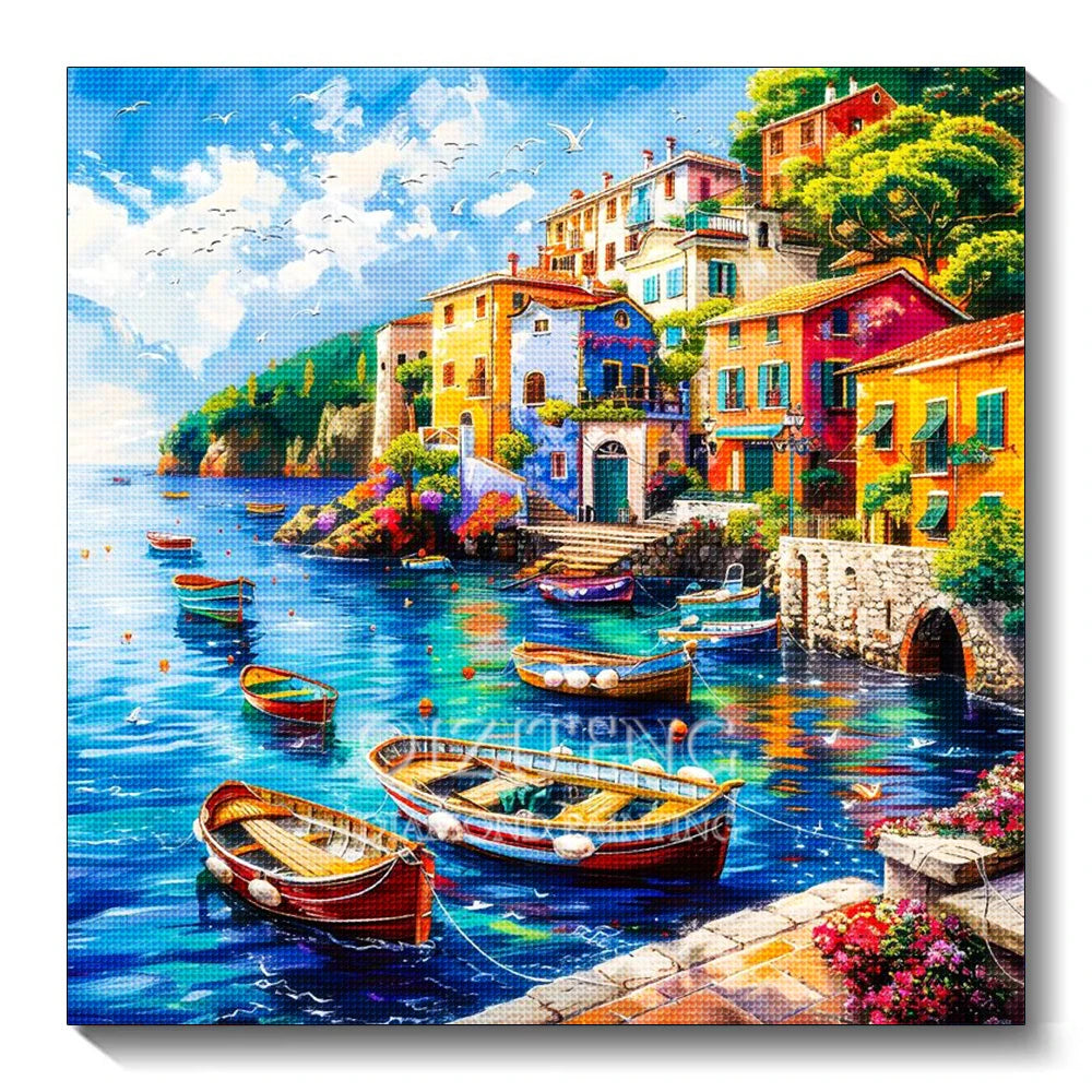 5D Diamond Painting Kit - Scenic Landscape Art
