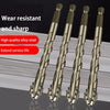 Carbide Four-Blade Serrated Drill Bit Set 6-10mm for Tile, Ceramic, and Stone