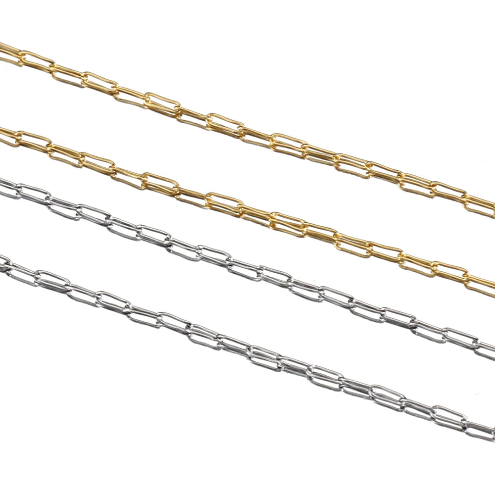 Gold Stainless Steel Cable Chain for Jewelry Making