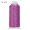 80-Color Polyester Embroidery Thread Set with Large 4000m Spools