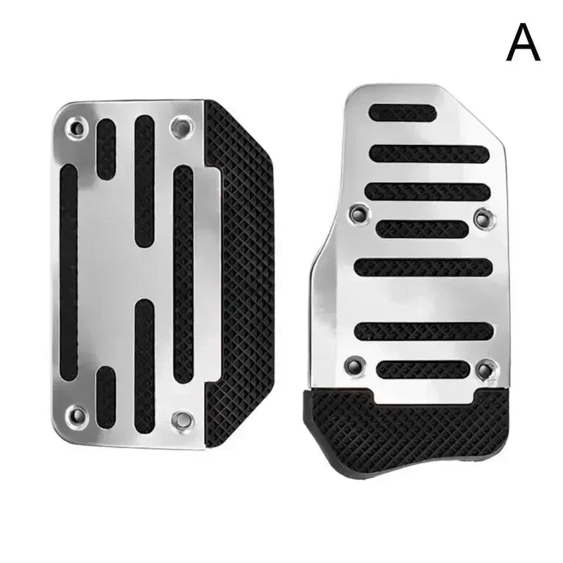 Non-Slip Aluminum Pedal Covers for Gas and Brake