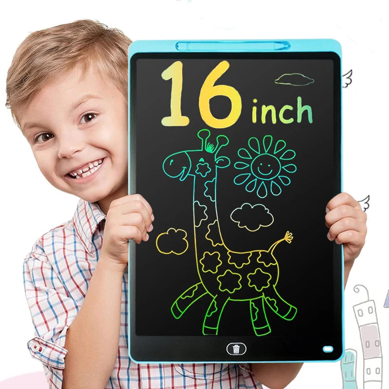 16-Inch Colorful LCD Drawing Tablet for Kids