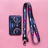 Retro Camera Card Holder with Lanyard