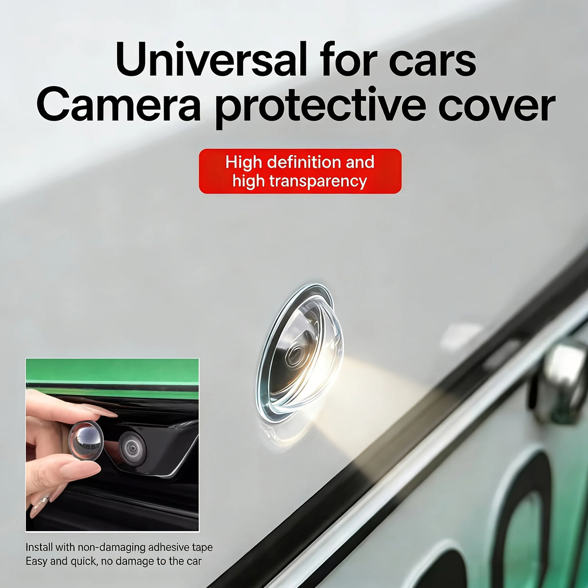 Universal 360° Car Camera Lens Protective Cover