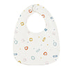 Soft Cotton Baby Bibs with Waterproof Backing (3-Layer, U-Shaped)