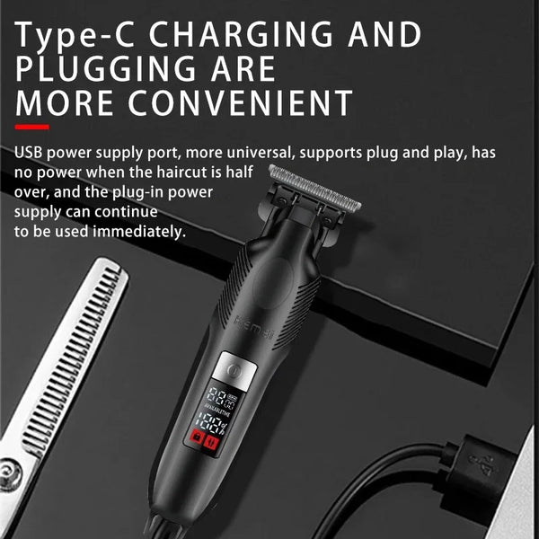 Cordless USB Rechargeable Hair Trimmer