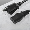 Standard 3-Pin Power Cord (5 ft) for Computers, Monitors & More