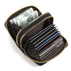 PU Leather Women's Multi-Slot Zipper Wallet Card Holder
