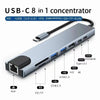 8-in-1 USB-C Hub with 4K HDMI, Ethernet & Card Reader