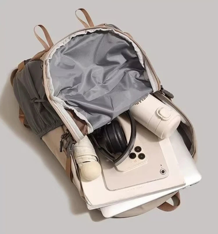 40L Water-Resistant Hiking Backpack with Ventilated Back Panel