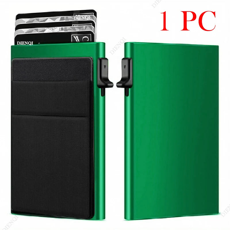 Minimalist RFID-Blocking Metal Card Wallet