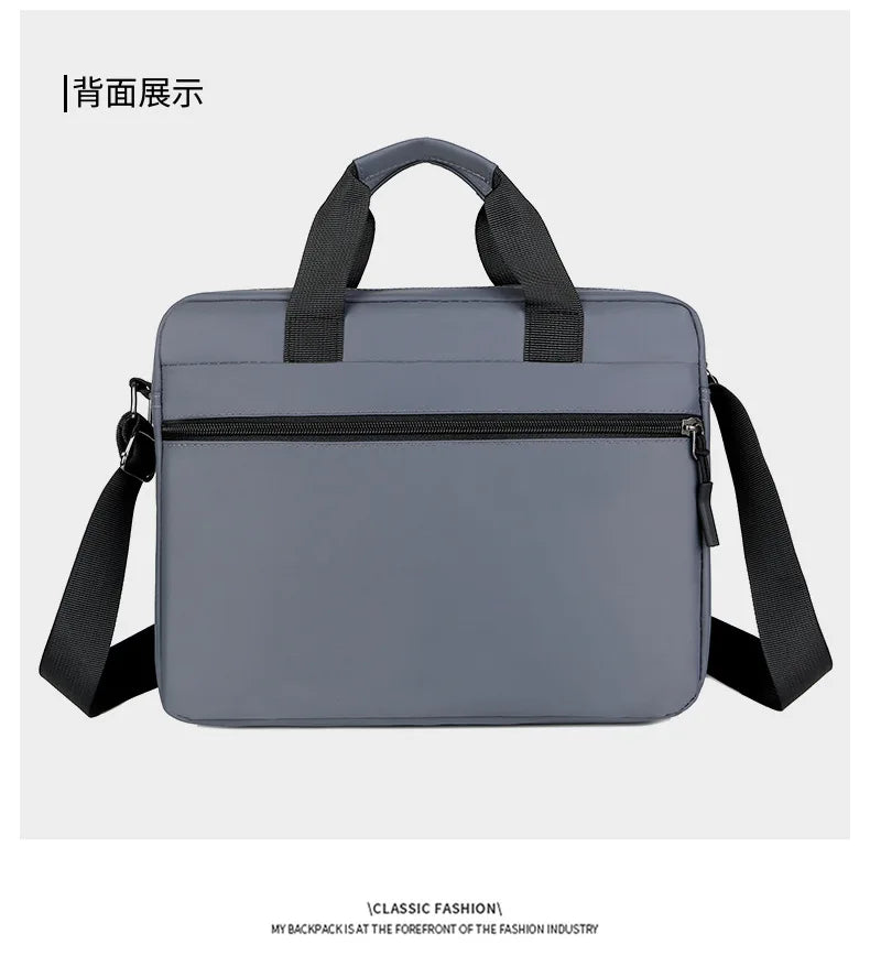 Large-Capacity Men's Messenger Bag with A4 Compatibility