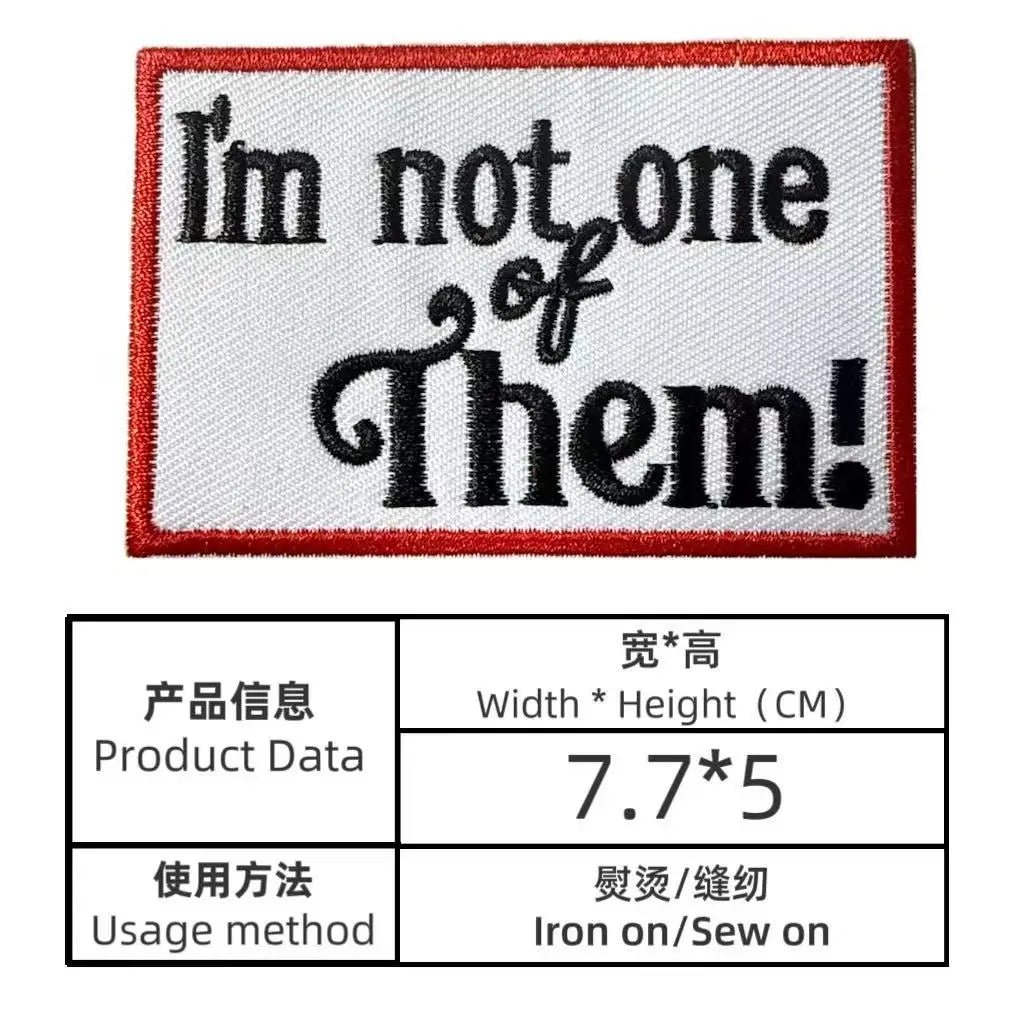 Embroidered Tactical Iron-On Patch