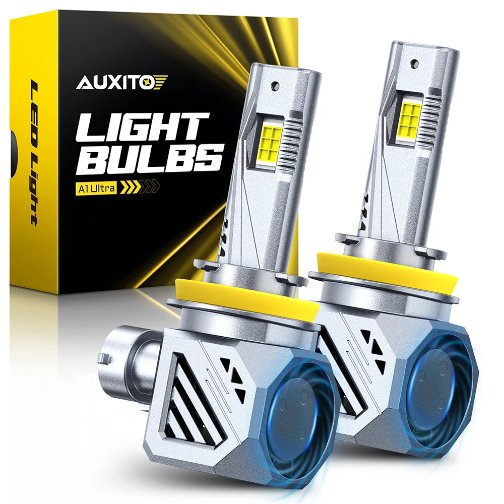 Ultra-Bright LED Headlight Bulbs with Canbus Technology (Pair)