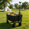 Foldable Camping Wagon with All-Terrain Wheels