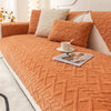 Plush Non-Slip Sofa Cover with Quilted Cotton