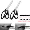 Professional Pinking Shears – Zig Zag Fabric Scissors for Sewing & Crafts