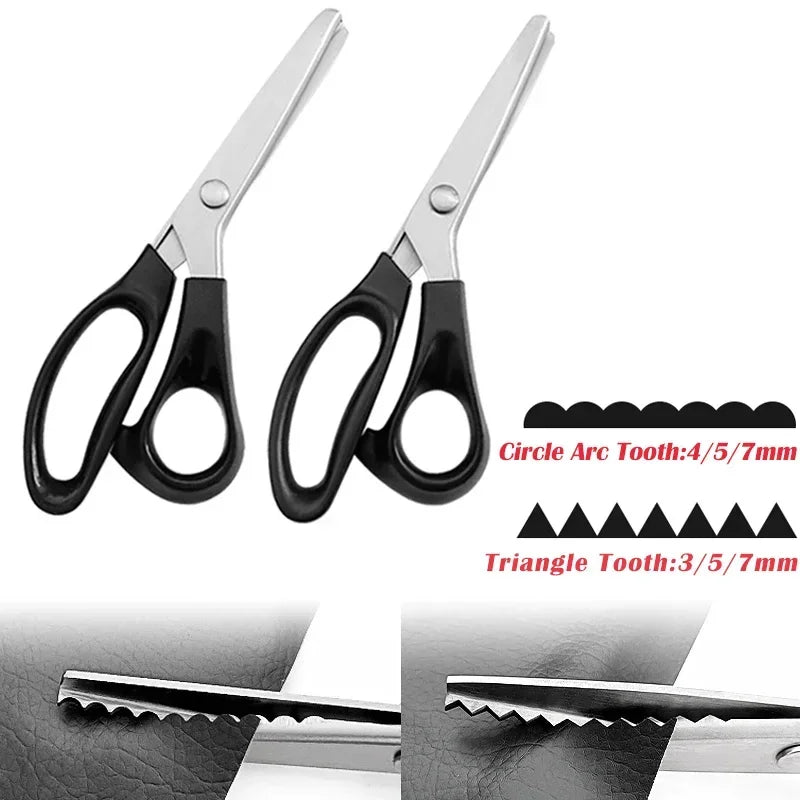 Professional Pinking Shears – Zig Zag Fabric Scissors for Sewing & Crafts