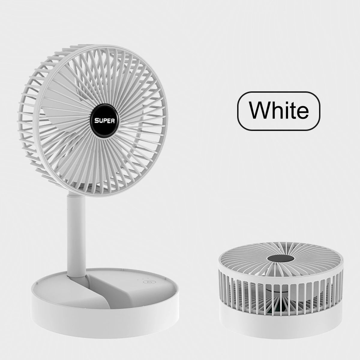 Faltbarer USB-Ladebarer Schreibtischventilator