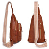 Elegant PU Leather Crossbody Sling Bag for Women