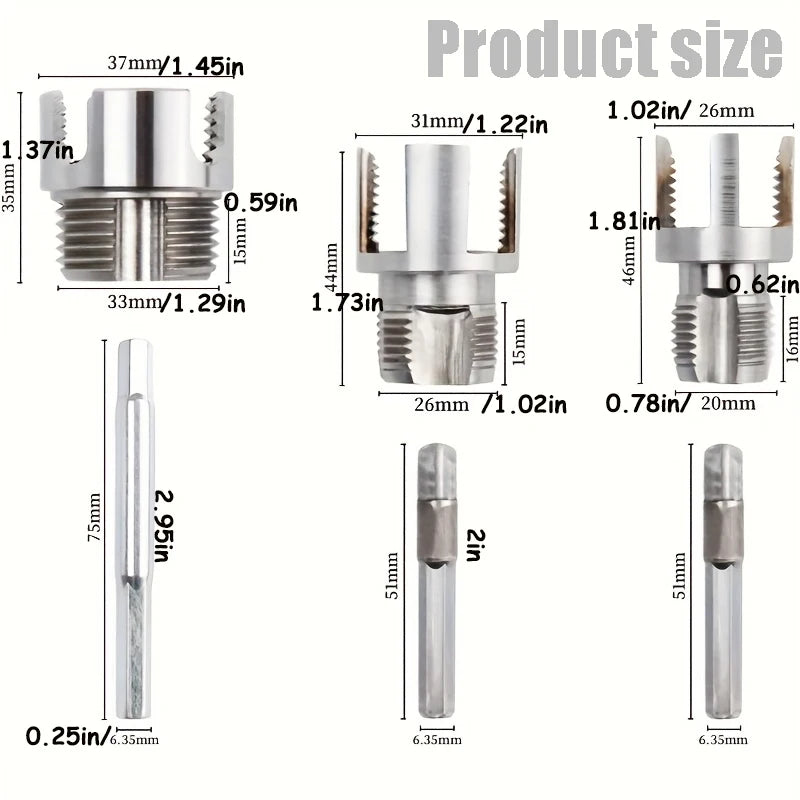 3-Piece Pipe Threading Kit for PPR Pipes