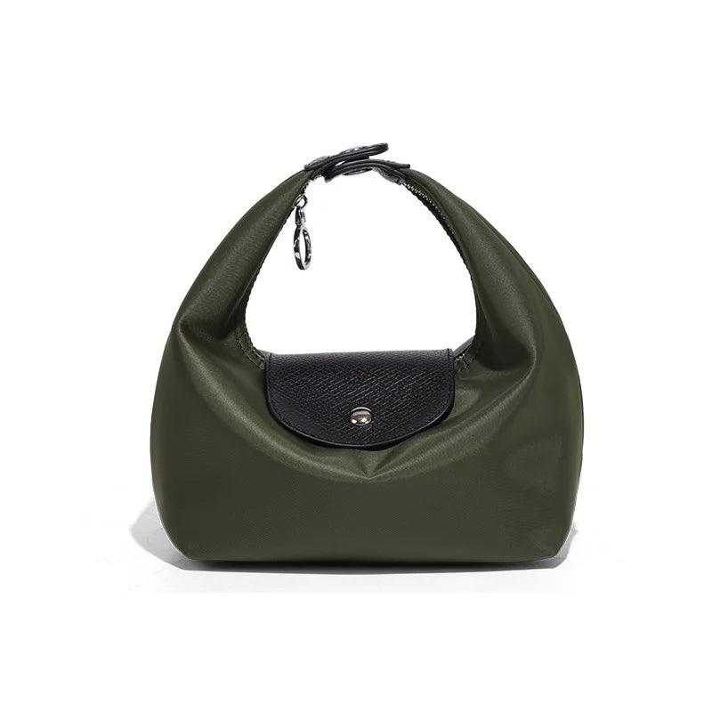 Waterproof Nylon Crossbody Bag with Two Detachable Straps