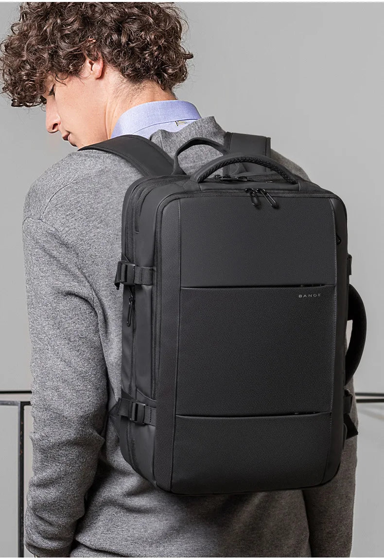 Expandable Travel Backpack with Laptop Compartment