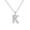 Initial Letter Pendant Necklace