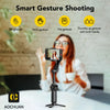 3-Axis Smartphone Gimbal Stabilizer with Built-in Extension Pole and LED Display
