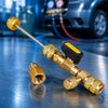 Dual-Size Refrigerant Valve Core Remover & Installer Kit with 10 Spare Cores