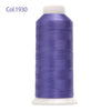 80-Color Polyester Embroidery Thread Set with Large 4000m Spools