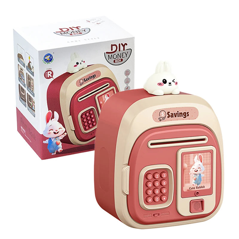 Tirelire Connectée avec Empreinte Digitale pour Enfants
