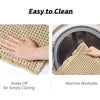 Waffle Weave Bath Mat with Non-Slip Backing