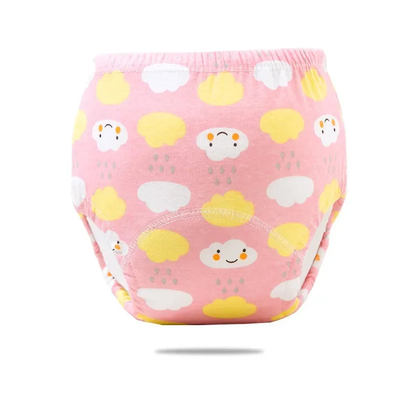 Reusable Cotton Potty Training Pants for Toddlers, Breathable & Waterproof