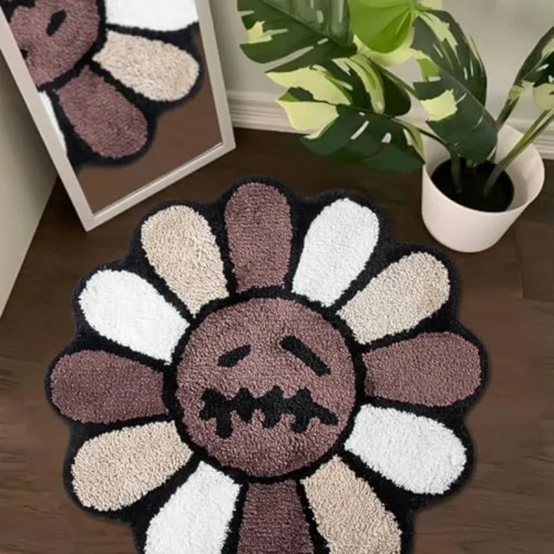Alfombra de Girasol con Textura Tufted