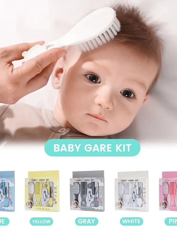 Baby Grooming Kit - 5-in-1 Safe Nail Care and Hair Grooming Set