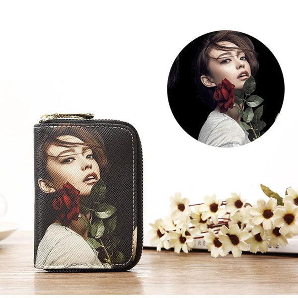 Personalized Photo Credit Card Holder Wallet