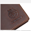 Vintage Genuine Leather Passport Holder with RFID Blocking