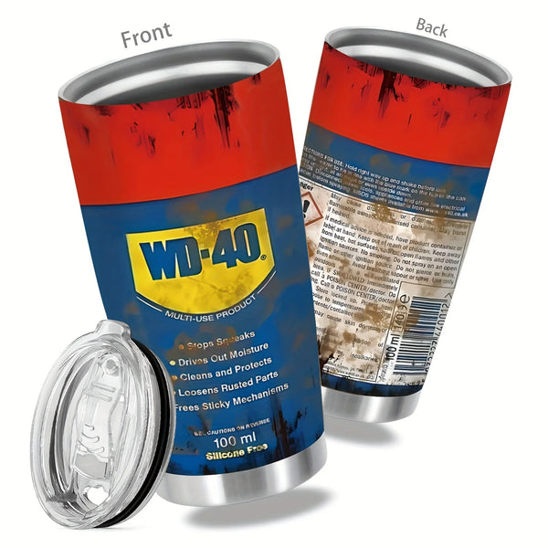 20oz Double-Wall Insulated Stainless Steel Tumbler with Lid