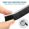 Angled Crevice Cleaning Brush with Stiff Nylon Bristles