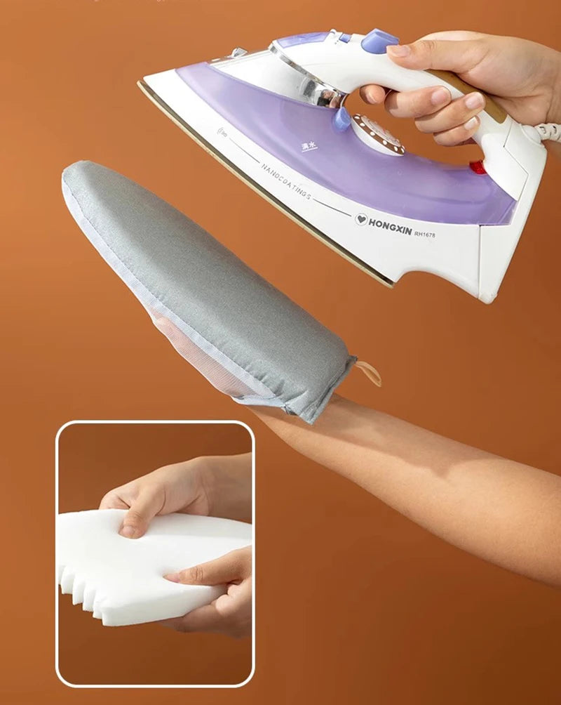 Portable Hand Ironing Board Glove with Heat-Resistant Pad