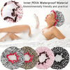 Leopard Print Double-Layer Shower Cap – Waterproof & Reusable