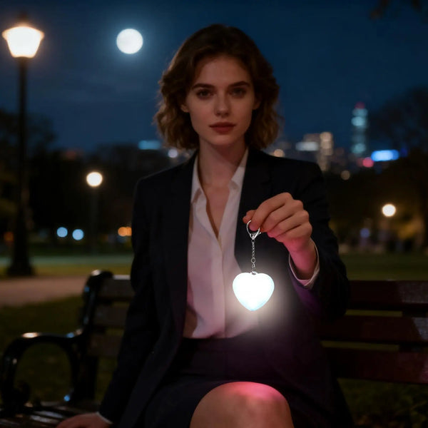 Heart-Shaped Rechargeable Purse Light