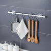 Self-Adhesive Curtain Rod Holders - No-Drilling Clamp Hooks