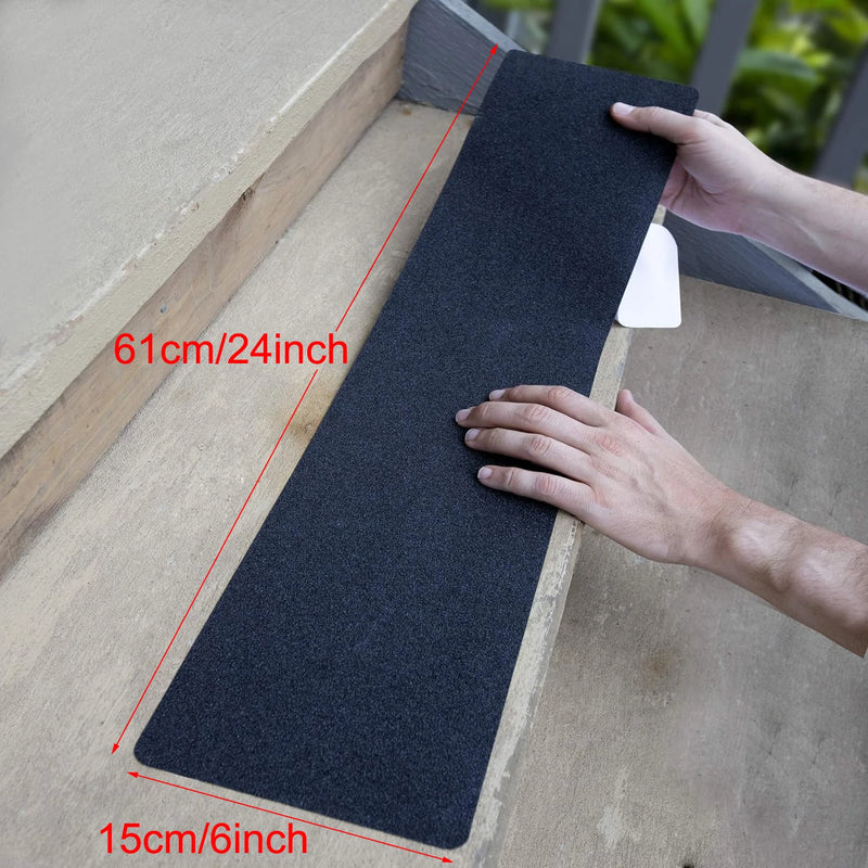 6-Pack Outdoor Anti-Slip Stair Treads