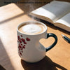 Heart-Shaped Color-Changing Ceramic Mug