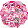 Assorted pink embroidered iron-on patches for DIY clothing and accessories featuring skulls, flowers, and decorative elements