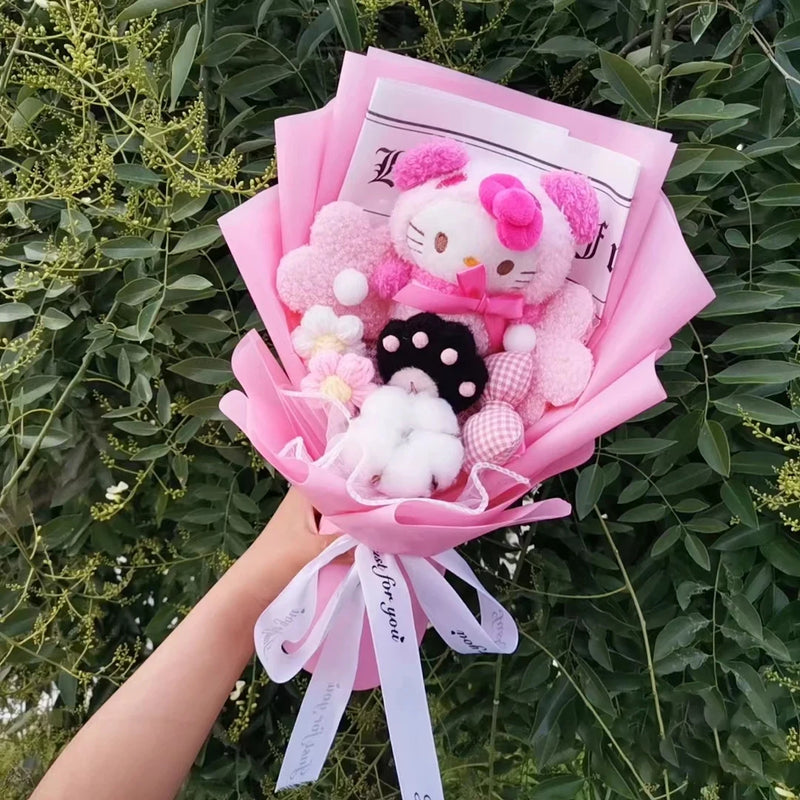 Hello Kitty Plush Rose Bouquet